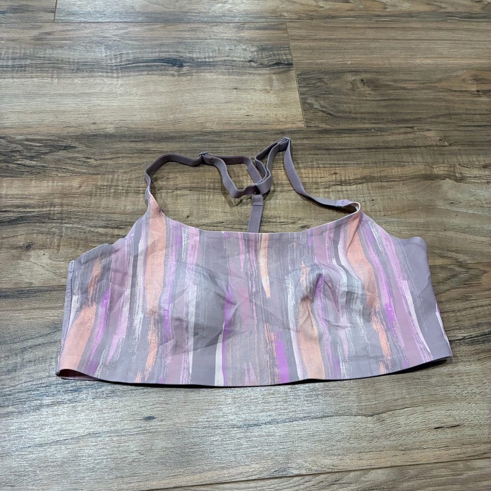 Auden sheer buttery soft blue unlined bra